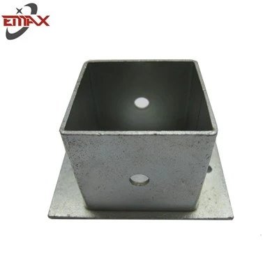 Metall gemahlene Pole Basisplatte